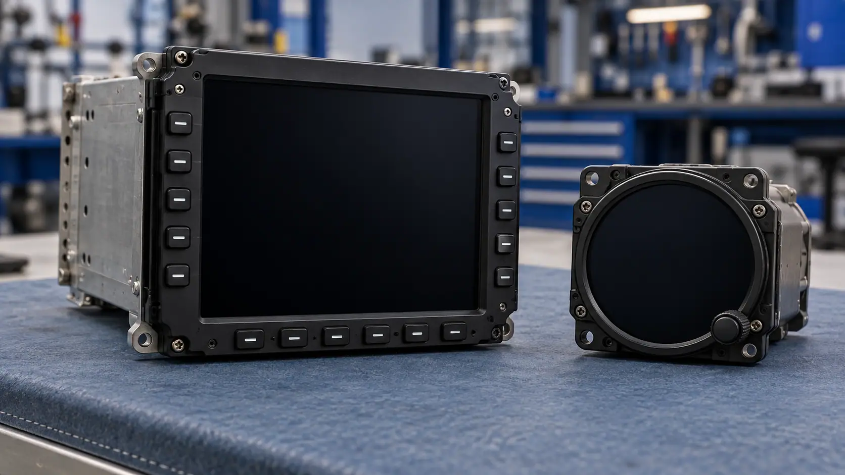Aircraft electronic flight display and standby instrument
