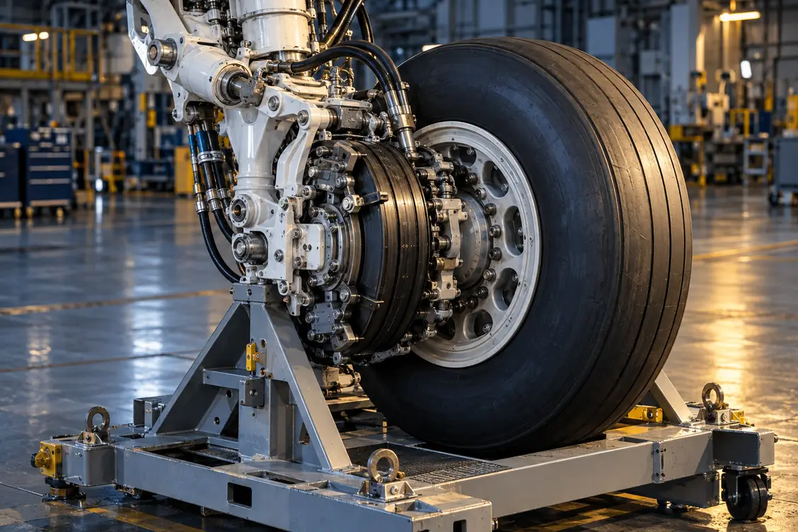 Aircraft landing gear wheel and brake assembly