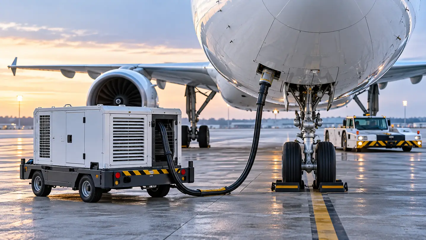Aircraft ground power equipment and tow tractor