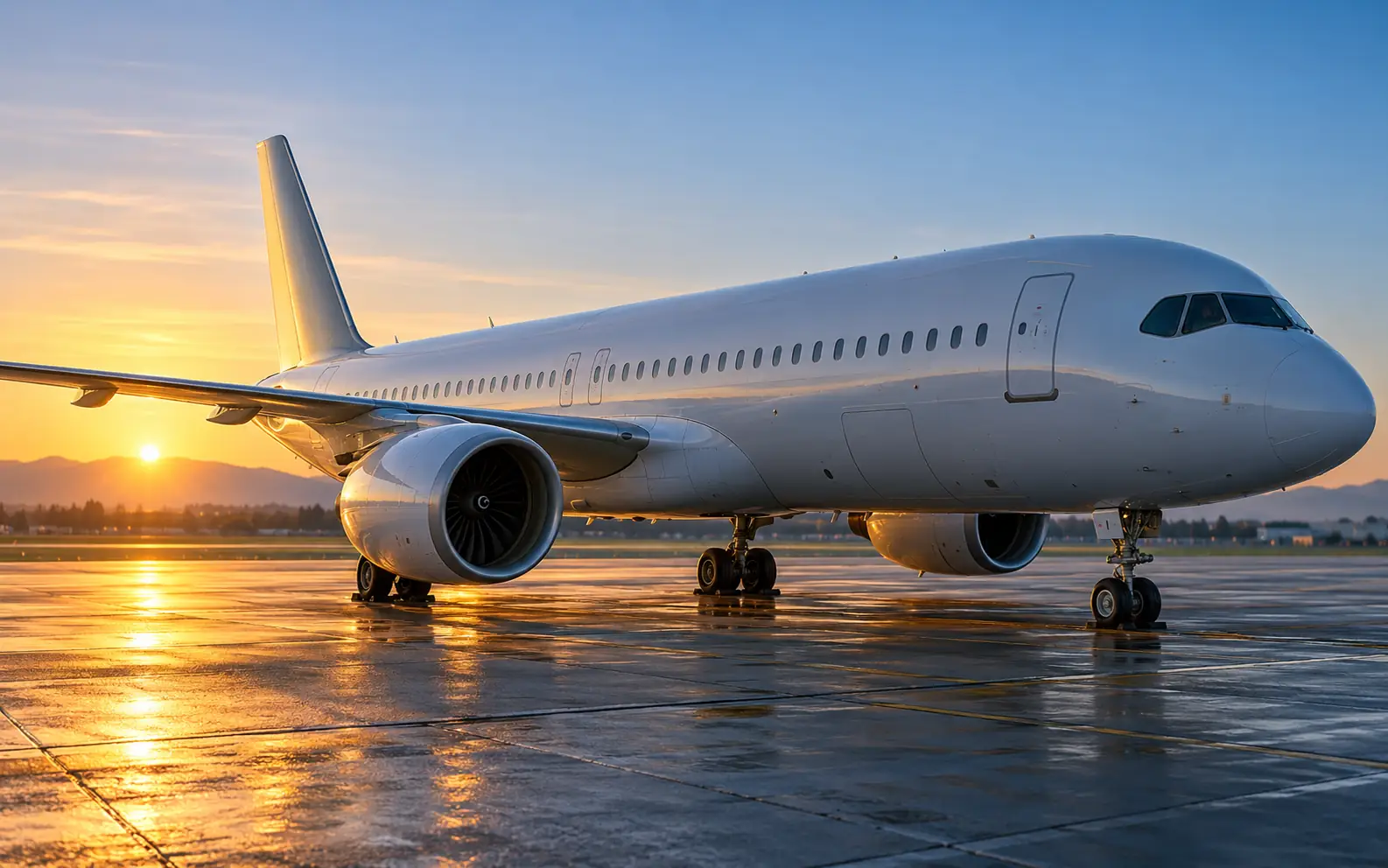 commercial aviation airliner