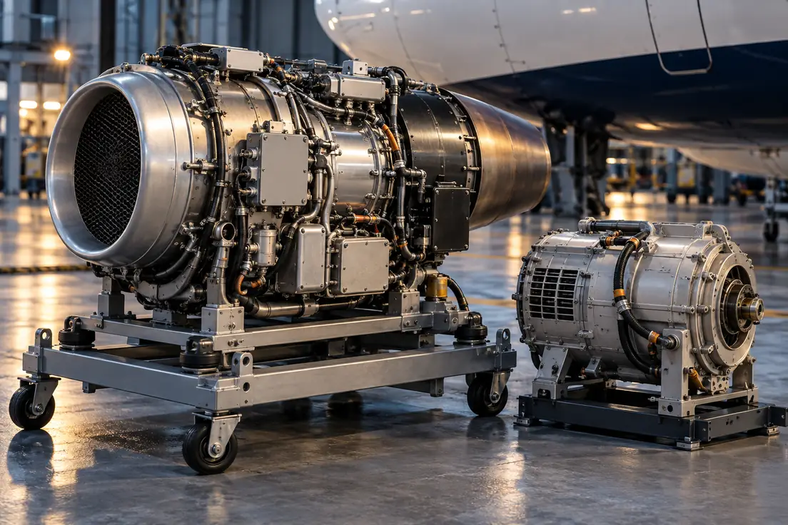 Electrical power and APU equipment representative component photograph