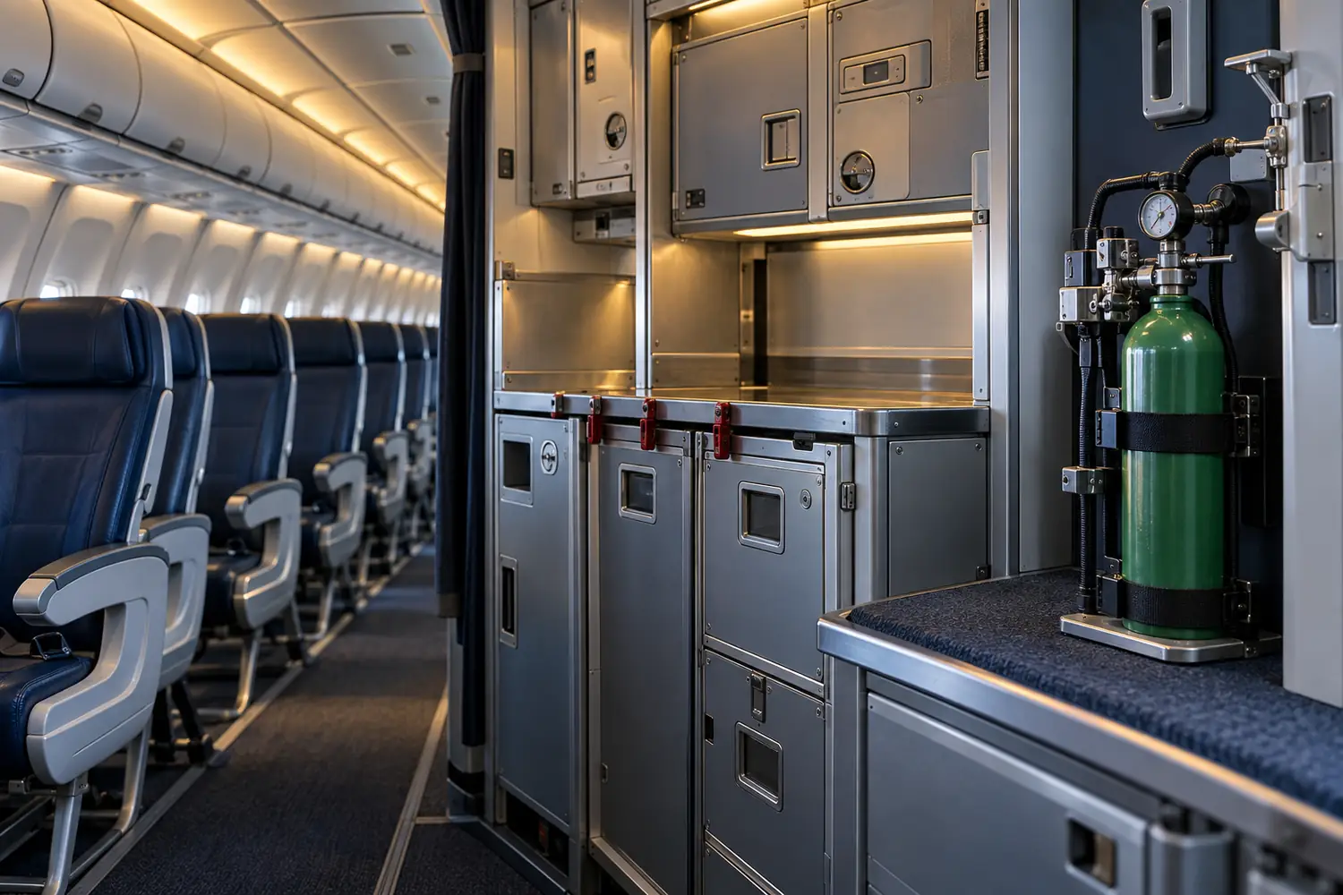 Cabin safety cargo and structures representative component photograph
